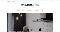 Desktop Screenshot of designhierdemain.com